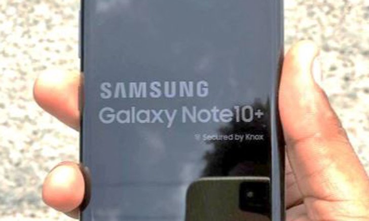 หลุดภาพตัวเครื่อง "Samsung Galaxy Note 10+" ตัวเป็นๆ จาก Twitter อีกครั้ง