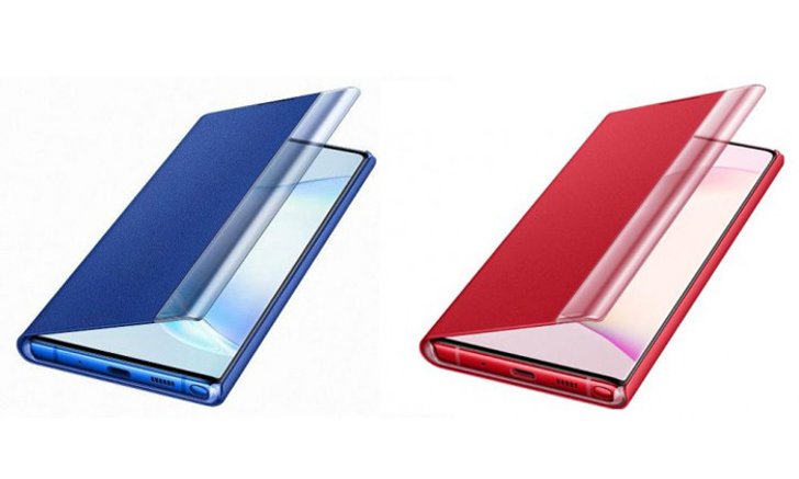 ชมภาพใหม่ของเคส Samsung Galaxy Note 10 ที่จะมาพร้อมกับสี Aura Red และ Aura Blue