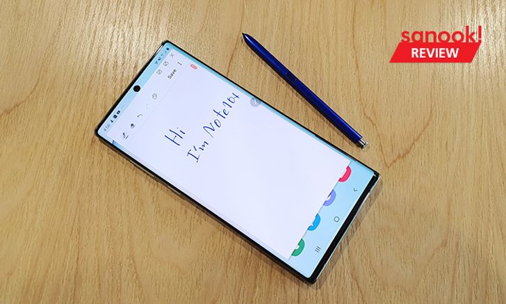 รีวิว Samsung Galaxy Note 10+ ซูเปอร์มือถือ ที่มีความสามารถมากขึ้น กับปากกา โบกนิด...สะบัดหน่อย