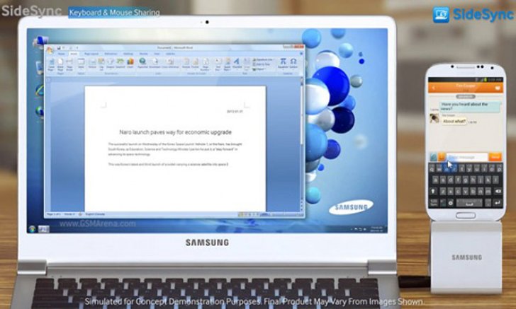 Samsung ปิดให้บริการ SideSync ที่ทำให้คอมพิวเตอร์และมือถือเชื่อมต่อกันในวันที่ 15 ตุลาคม 