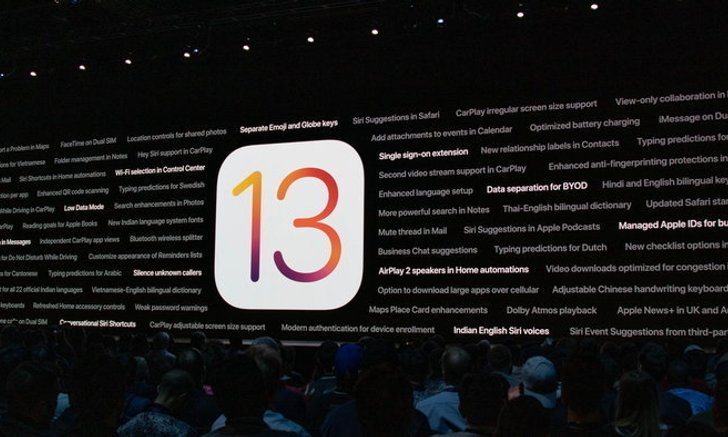 iOS 13 ระบบปฏิบัติการใหม่ล่าสุดของ Apple ปล่อยให้โหลดแล้ววันนี้
