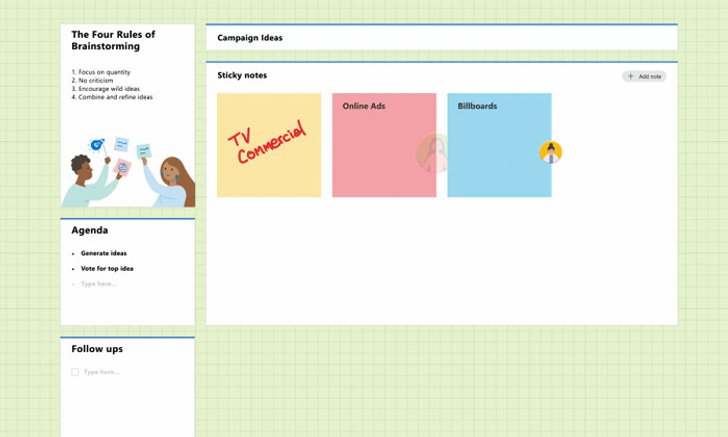 Microsoft เพิ่มเทมเพลตใหม่ใน Whiteboard : เสริมการทำงานร่วมกันอย่างมีประสิทธิภาพ