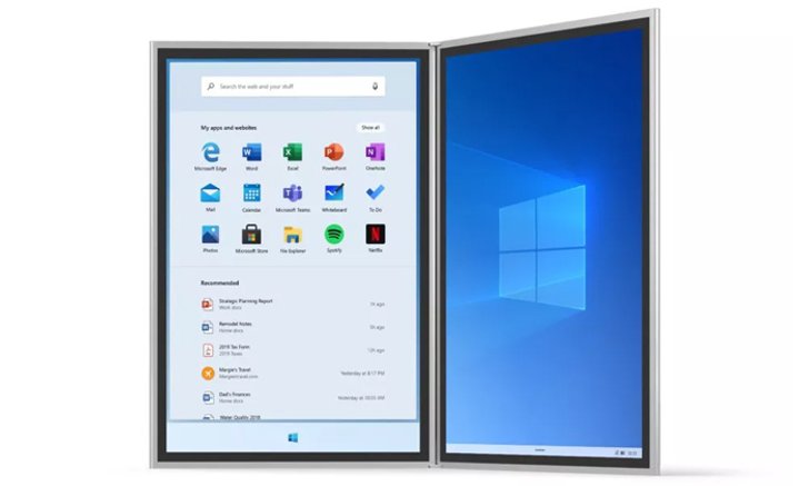 ภาพหลุด Windows 10X สามารถรองรับแล็ปท็อปเพิ่มเติมจากอุปกรณ์ 2 หน้าจอพับเก็บได้