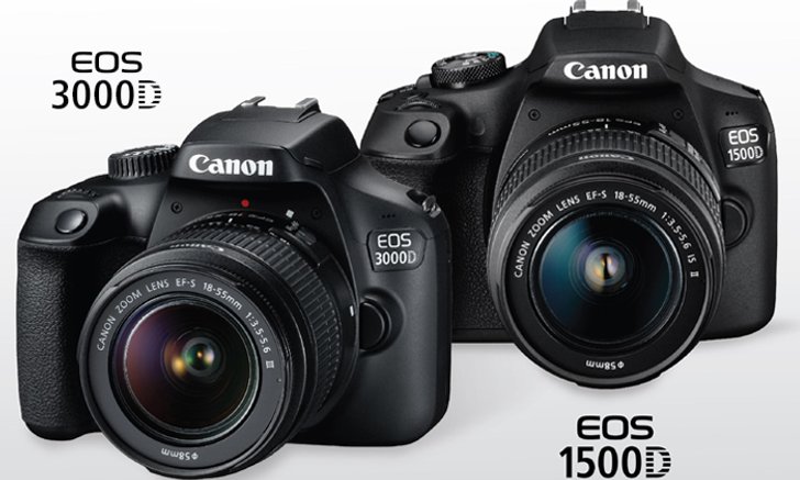 Canon เปิดตัวกล้องดีเอสแอลอาร์ระดับเริ่มต้น " Canon EOS 1500D" และ " Canon EOS 3000D"