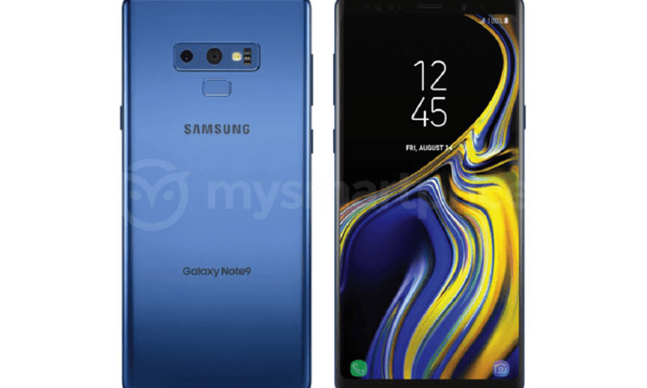หลุด! ภาพเรนเดอร์ "Samsung Galaxy Note9" สีฟ้า Coral Blue และกล่องบรรจุภัณฑ์