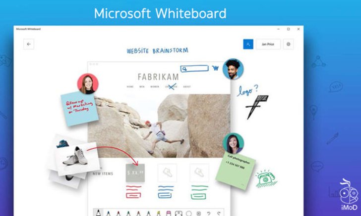 Microsoft เปิดตัวแอป Microsoft Whiteboard สำหรับ iOS