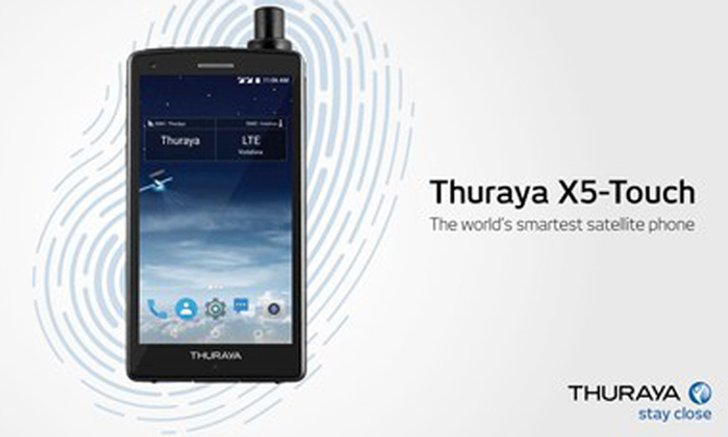 สมาร์ทโฟนระบบดาวเทียม “Thuraya X5-Touch”