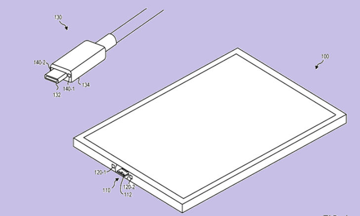 Microsoft จดสิทธิบัตรหัวชาร์จ USB-C กระชากสายแล้วเครื่องไม่ตกพื้นแบบเดียวกับ MagSafe