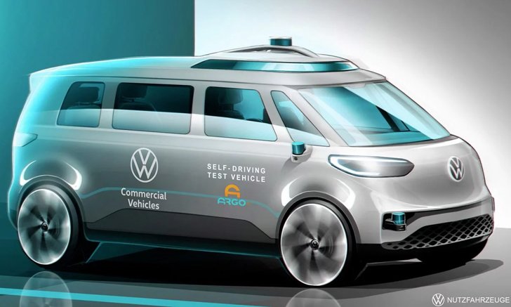Volkswagen จะทดสอบระบบรถยนต์ไฟฟ้าที่มีดีไซน์คล้ายรถตู้ ID.Buzz