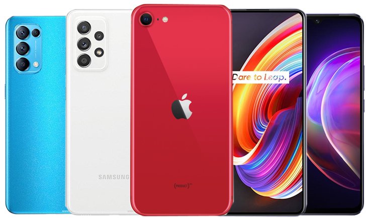 รวมมือถืองบประมาณ 10,000 ถึง 15,999 บาท ที่น่าใช้ที่สุดของเดือน พฤษภาคม 2021