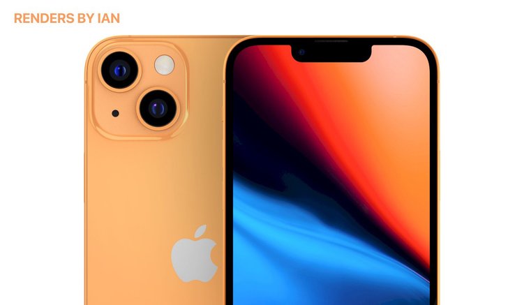 ชมภาพ Render ของ iPhone 13 รุ่นใหม่ที่จะมีสีส้มให้เลือกสวยงามมาก