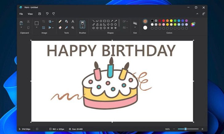 ชม Paint เวอร์ชั่นใหม่ของ Windows 11 หน้าตาปรับใหม่ไม่เป็นแบบเหลี่ยมอีกต่อไป ใช้ Dark Mode ได้