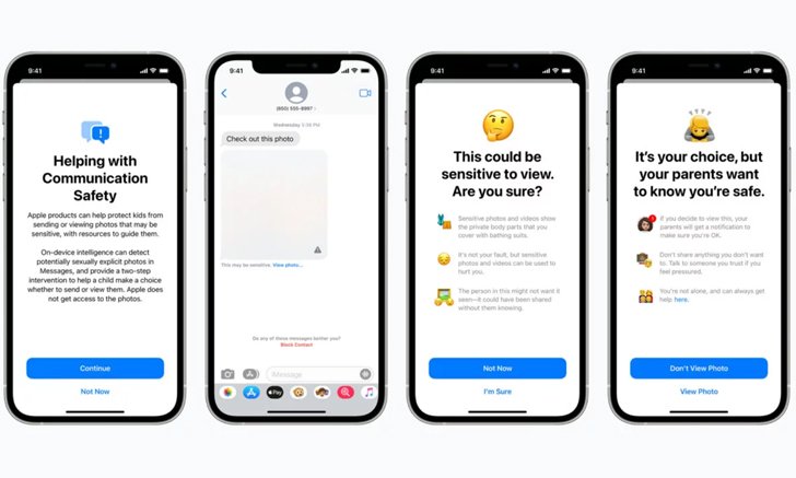 Apple เปิดตัวฟีเจอร์คุ้มครองเด็ก สแกน เซ็นเซอร์ภาพที่ไม่เหมาะสม พร้อมรายงานผู้ปกครอง