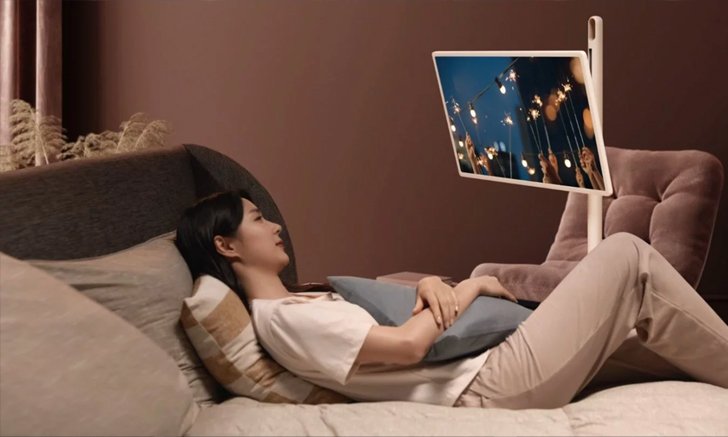 LG StandbyME ทีวีทัชสกรีนพร้อมขาตั้งติดล้อ หมุนได้ ปรับระดับได้ อยู่ที่ไหนในบ้านก็ได้!