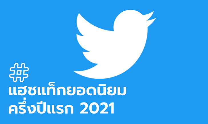 เผย "แฮชแท็ก" สถานการณ์ในปัจจุบัน-การเคลื่อนไหวทางสังคม-ศิลปินคนโปรด มาแรงในช่วงครึ่งแรกของปี 2021