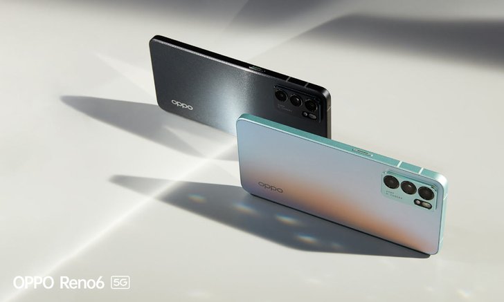 เผยโฉม “OPPO Reno6 5G” รุ่นล่าสุด ชูฟีเจอร์ล้ำถ่ายวิดีโอพอร์ตเทรต ให้พื้นหลังโบเก้แบบเรียลไทม์