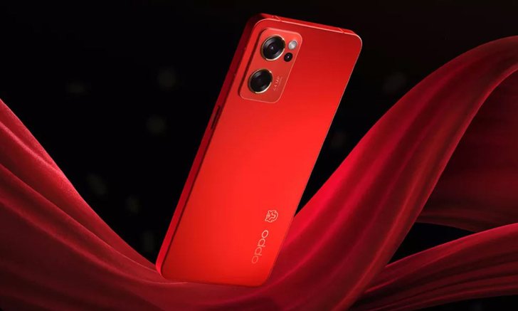 เปิดตัว OPPO Reno7 New Year Edition สีแดงกำมะหยี่และโลโก้เสือรับปีนักษัตรจีน 2022