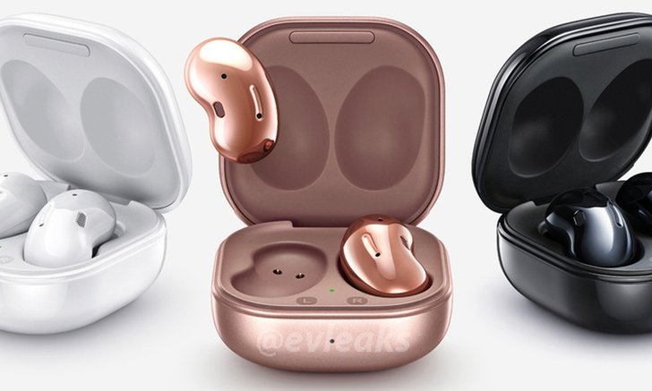 ชมภาพสวยงามของ Samsung Galaxy Buds Live ที่เป็นหูฟังทรงถั่วที่กำลังจะเปิดตัวเร็วๆ นี้