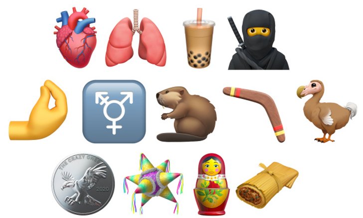 Apple เปิดตัว Emoji ใหม่ 13 แบบ ที่มาพร้อมกับ iOS 14