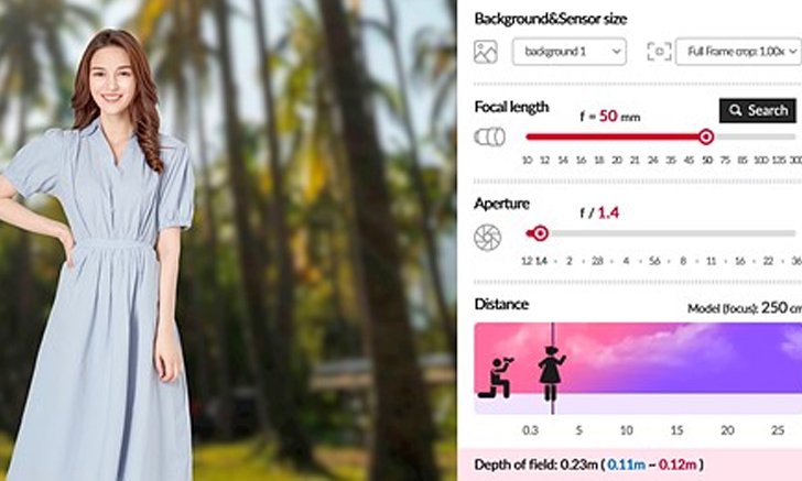 จำลองเลนส์แต่ละระยะง่าย ๆ ด้วย Lens Simulator ผ่านหน้าเว็บ โดย Samyang