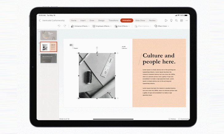 Microsoft Office ได้รับการอัพเดทใหม่ให้ใช้งานง่ายยิ่งขึ้นบน iPad