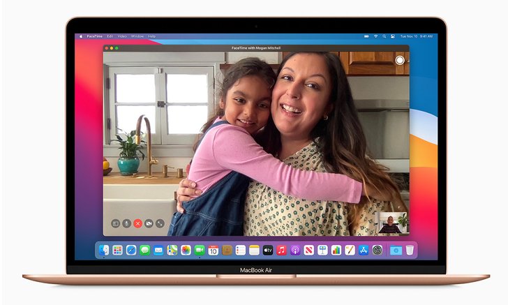 MacBook Air และ MacBook Pro ยังคงได้กล้องหน้าความละเอียด 720p แต่ภาพออกมาจะดีขึ้นเพราะชิป M1