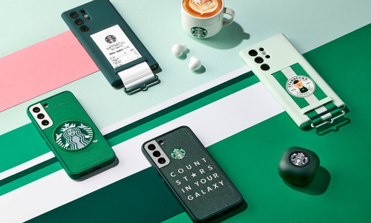 Starbucks จับมือกับ Samsung เปิดตัวเคส Galaxy S22 Series และ Buds2 แบบ Limited Edition