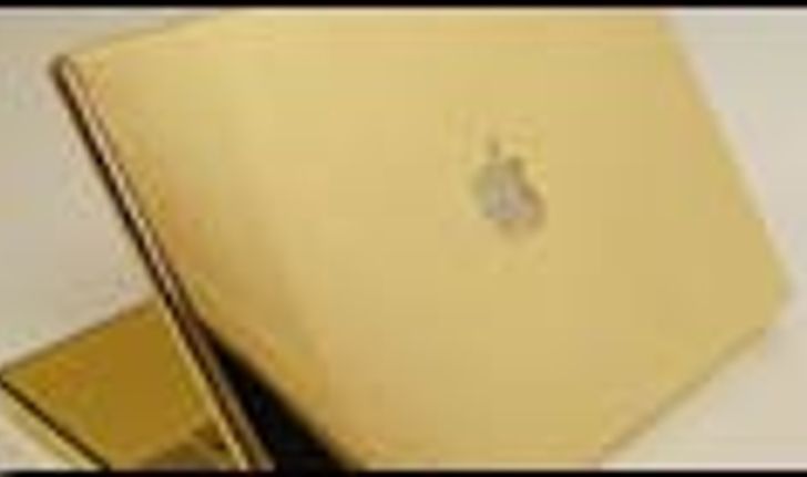 Mac Book Pro โฮโซสุดหรู ฝังเพชร 24 กะรัต