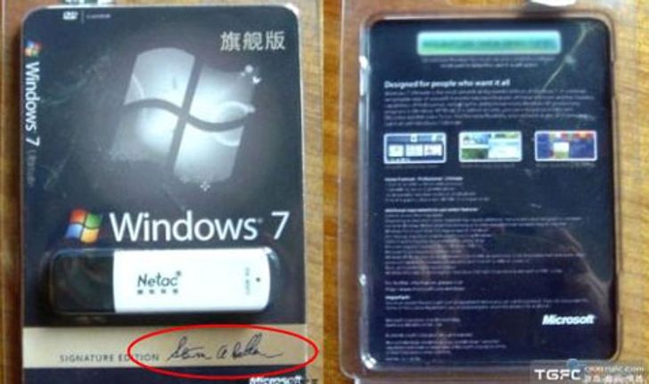 Windows 7 ละเมิดฯ เวอร์ชัน USB Drive