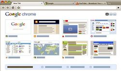 Google Chrome สำหรับแม็ค(รุ่นทดสอบ)