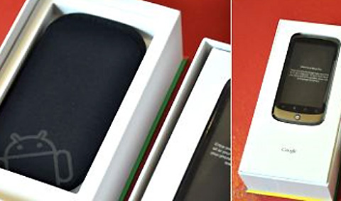 แกะกล่อง Nexus One ของ Google