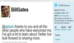 @BillGates มี"ทวิตเตอร์"กับเขาแล้ว!!!