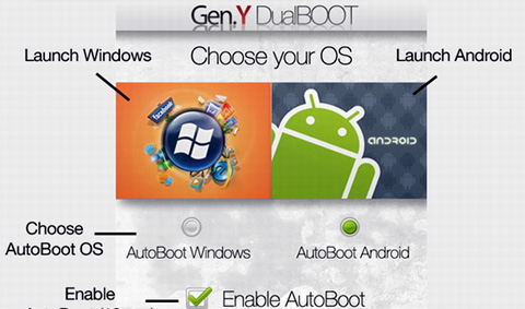 จับแอนดรอยด์ยัดใส่ Windows Mobile แบบง่ายๆด้วย Gen.Y DualBOOT