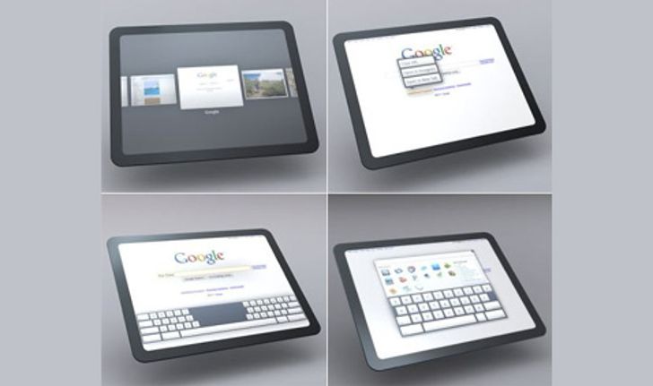 เผยโฉมอินเตอร์เฟซของ Google Pad