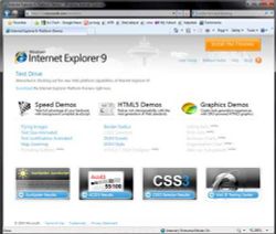 MS พรีวิว IE9 เน้น"ความเร็วกับมาตรฐาน"