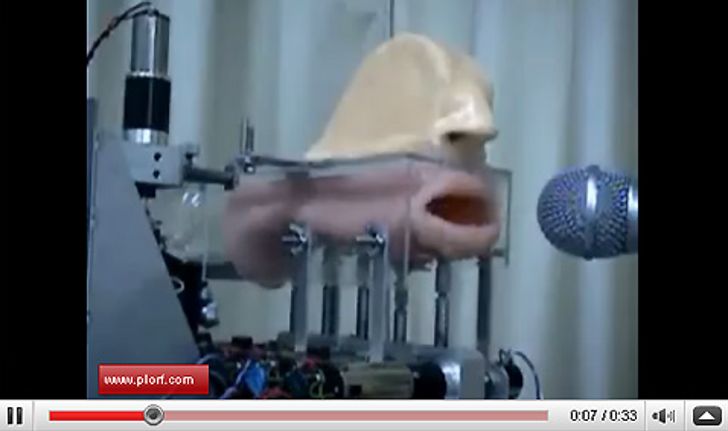 ปากหุ่นยนต์เลียนแบบการออกเสียงมนุษย์