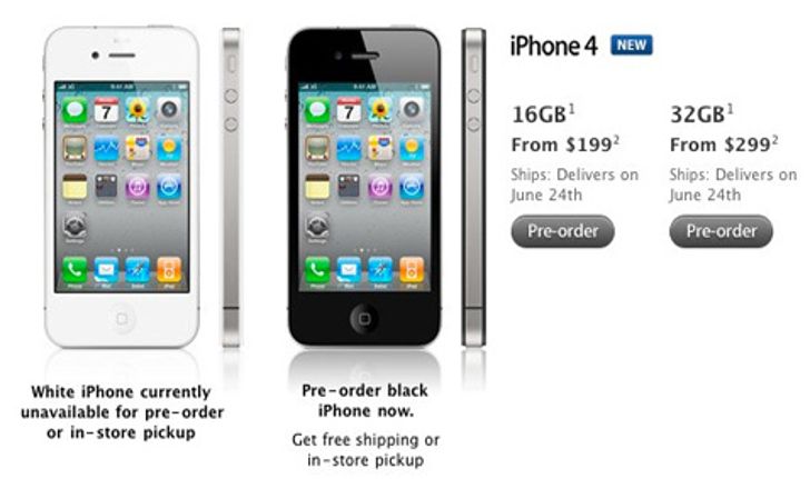 iPhone 4 แบบ Unlock มาแล้ววว ราคา 24,270 บาท