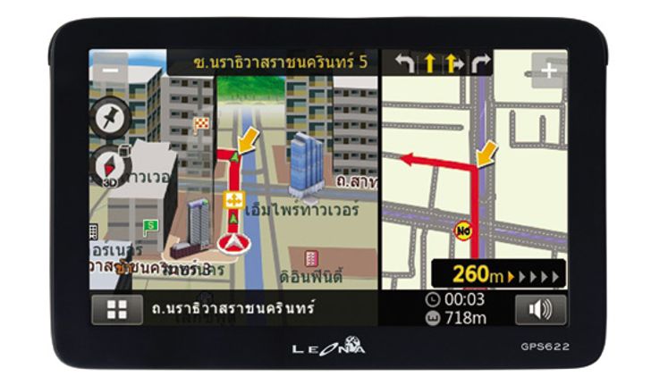 Leona GPS Navigator 622 หน้าจอใหม่ ใหญ่กว่าเดิม