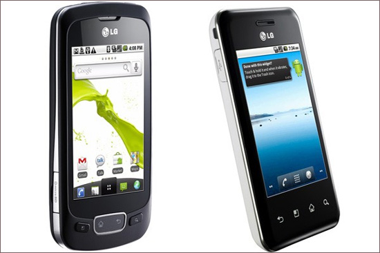 LG เปิดตัวโทรศัพท์ Android 2.2 
