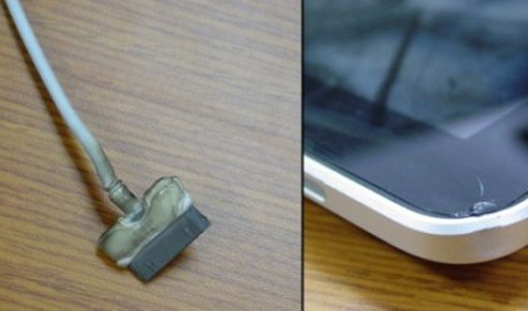 ด่วน!!! สาย USB ของ iPad ร้อนจนละลาย