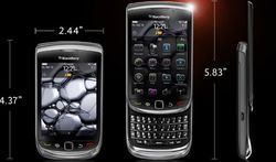 BlackBerry Torch 9800 เปิดตัวแล้วใหม่เนี๊ยบกว่าที่คิด