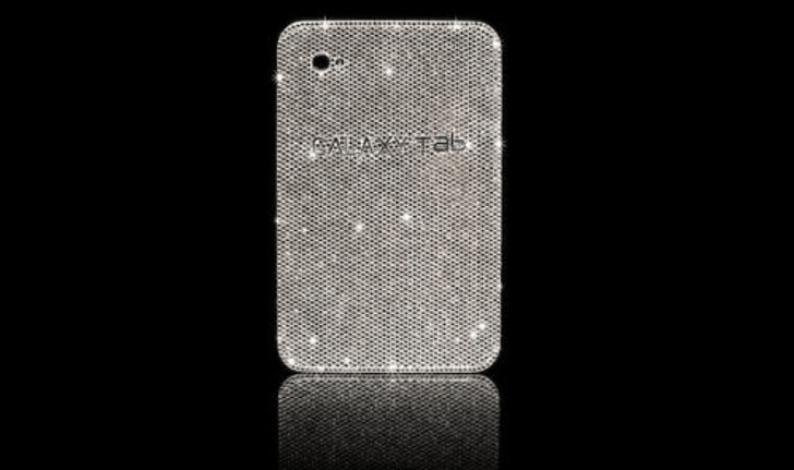 Samsung Galaxy Tab สุดหรูประดับ Swarovski Crystals 5,700 เม็ด
