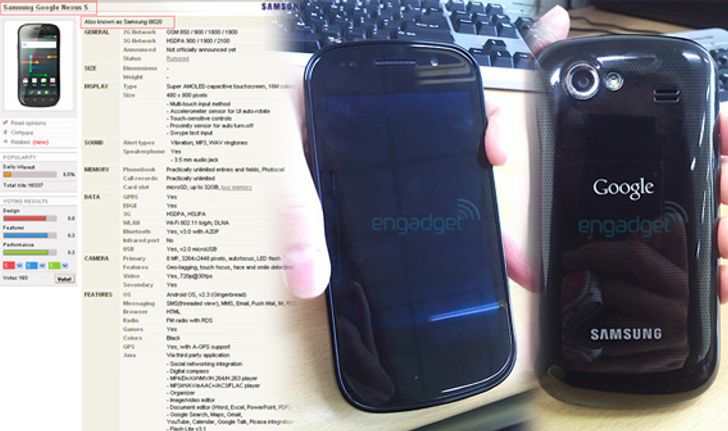 Google Nexus S คือ Samsung GT-i9020 ไม่ต้องสงสัย