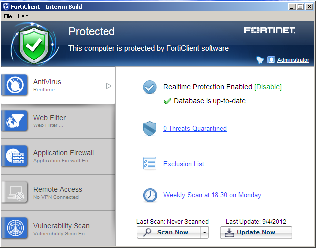 FortiNet FortiClient