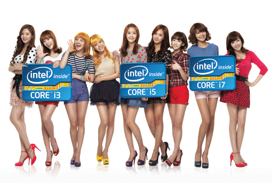 เมื่อ 9 สาว Girls Generation มาร้องเพลงโปรโมต Intel Core processor รุ่นที่ 2