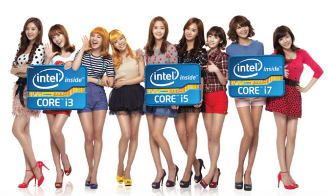 เมื่อ 9 สาว Girls Generation มาร้องเพลงโปรโมต Intel Core processor รุ่นที่ 2