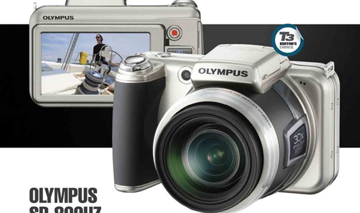 OLYMPUS SP-800UZ ความละเอียดสูง ทางยาวเลนส์ครอบคลุม