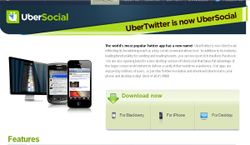 UberSocial พร้อมใช้งานแทน UberTwitter เป็นที่เรียบร้อย