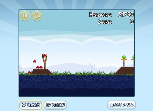 Angry Birds เปิดให้ลองเล่นบนเว็บฟรี