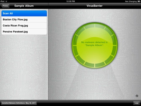 VirusBarrier แอพฯตรวจเช็ค Antivirus, Malware บน iPhone, iPad ตัวแรกในโลก!